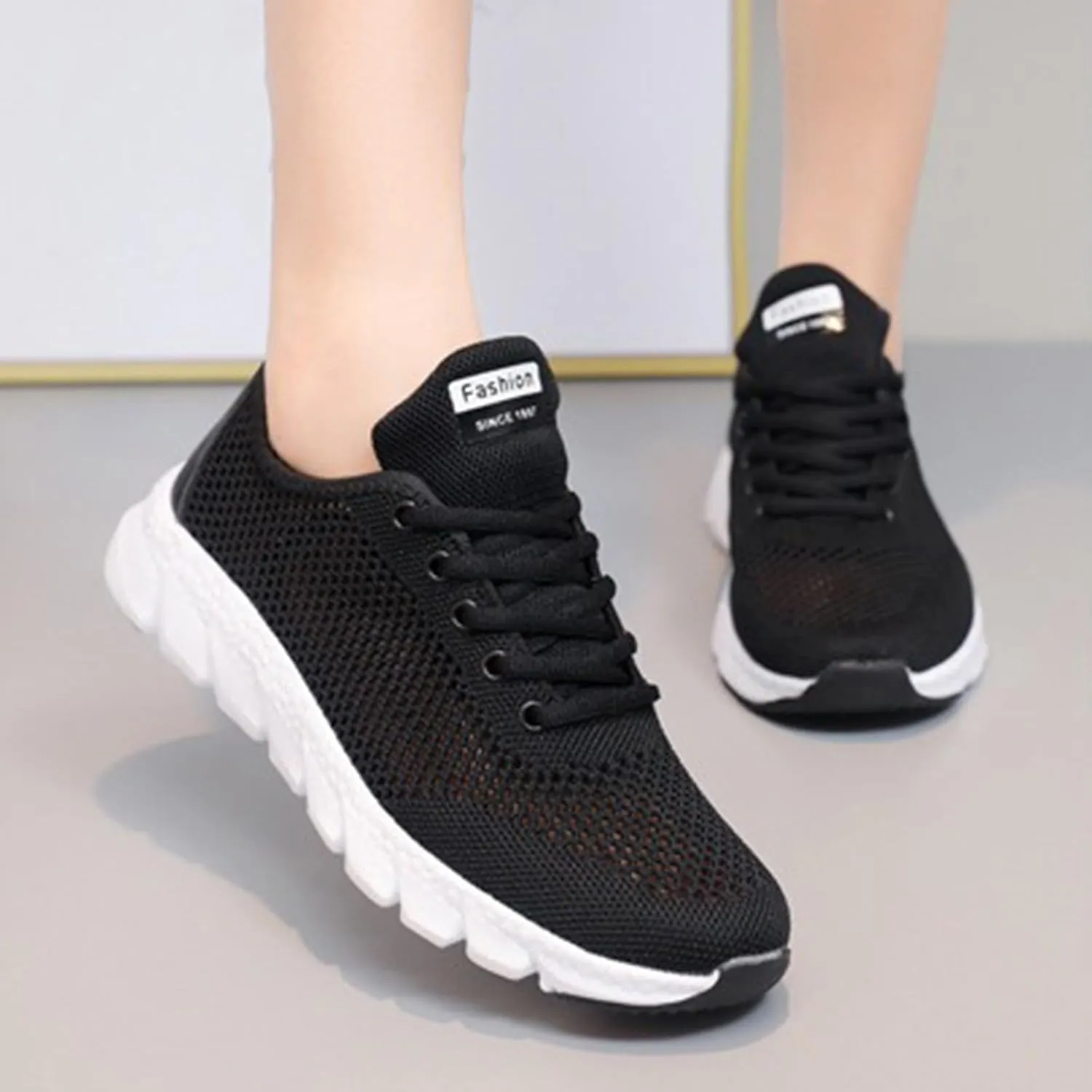 Womens Walking Shoes Slip on Running Shoes Lightweight Workout Gym Shoes Comfortable Casual Sneakers Mesh Shoes